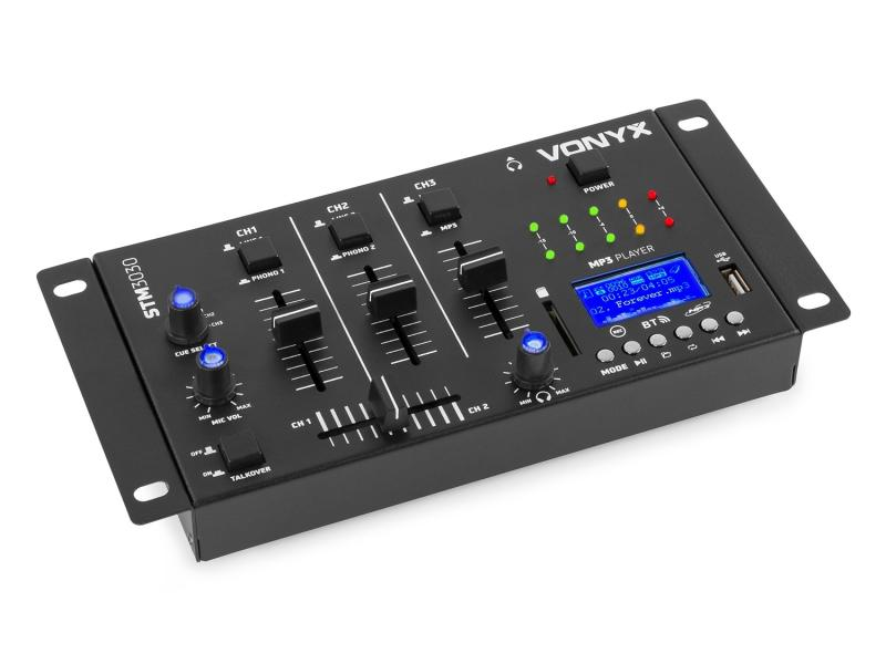 VONYX 172.99 3-Kanal-Mixer, Schwarz