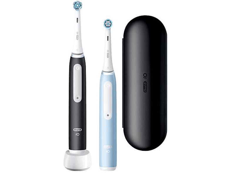 ORAL-B 8006540731659 Elektrische Zahnbürste Matt Black/Ice Blue, Reinigungstechnologie: Oszillierend / Rotierend (2D)