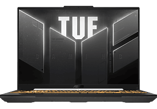 ASUS TUF Gaming F16 FX607JV-N3113W Szürke Gamer laptop (16" WUXGA/Core i7/16GB/1024 GB SSD/RTX4060 8GB/Win11H)