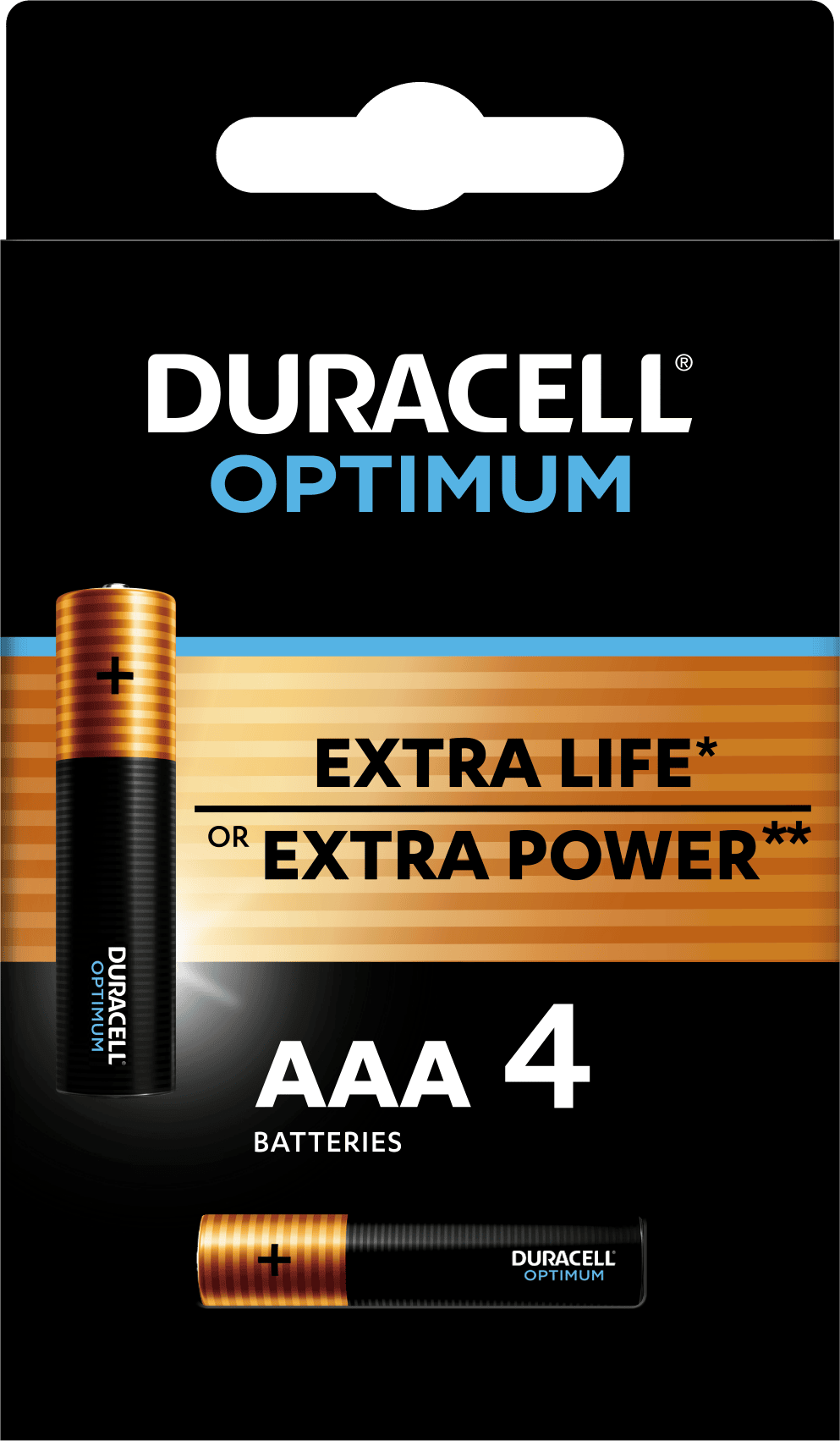 DURACELL Optimum 4 db AAA elem