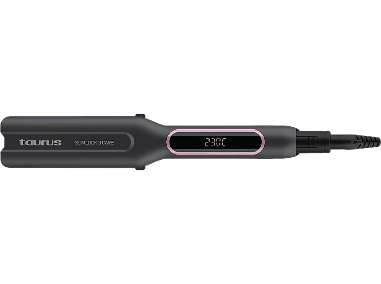 Plancha de pelo - Taurus Slimlook 3 Care, Cerámica, 70 V, 230 °C, Negro