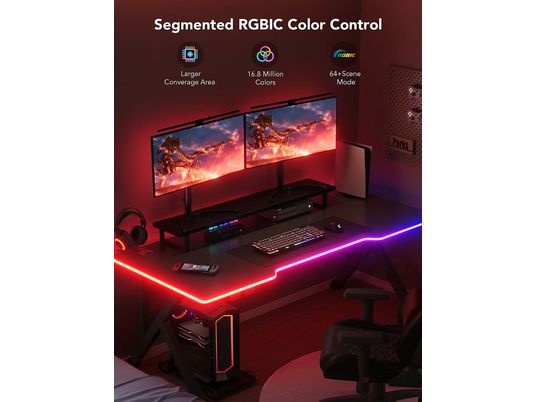 GOVEE LED Stripe Neon Gaming 3m LED-Leuchtstreifen RGBIC