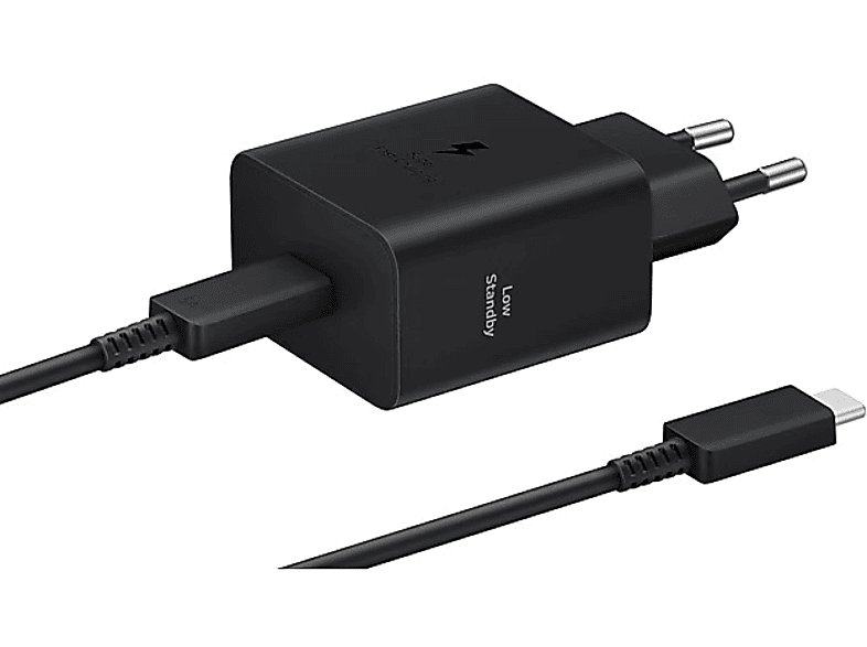 Samsung 45W Power Adapter, Schwarz; Schnellladeadapter — Foto 2 von 3