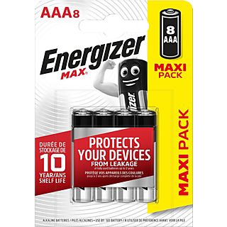 ENERGIZER MAX AAA LR03 8 PIÈCES AAA Piles
