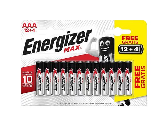 ENERGIZER MAX AAA LR03 16 PIÈCES AAA Piles