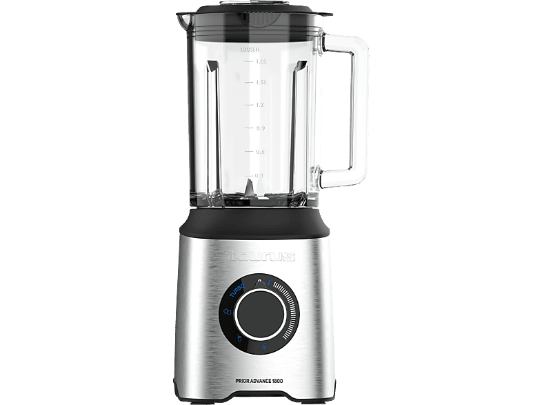 Batidora de vaso - Taurus Prior Advance 1800 1800W, 2l, Táctil, Turbo, Acero Inoxidable