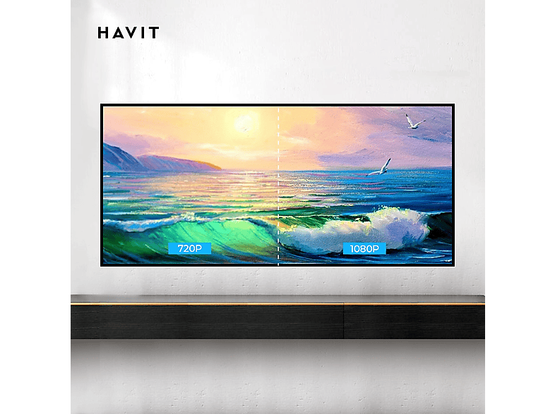 HAVIT PJ211 Pro Android TV Smart Projeksiyon Cihazı Siyah_6