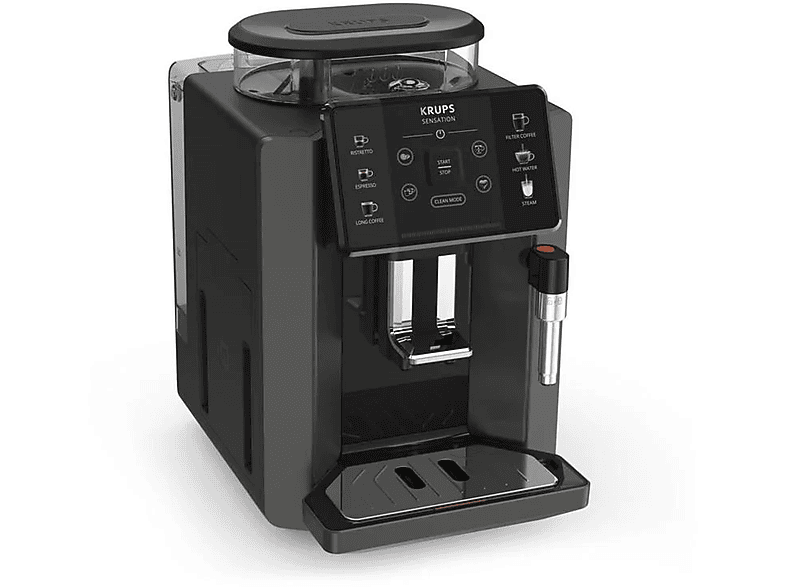 KRUPS Sensation C50 Tam Otomatik Espresso Makinesi Kömür Siyahı_1