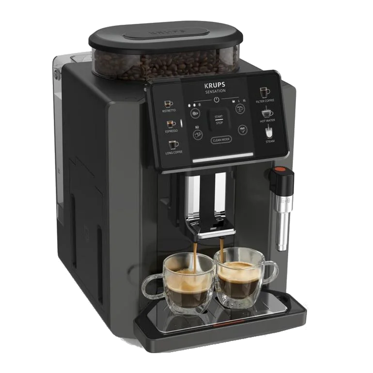 KRUPS Sensation C50 Tam Otomatik Espresso Makinesi Kömür Siyahı