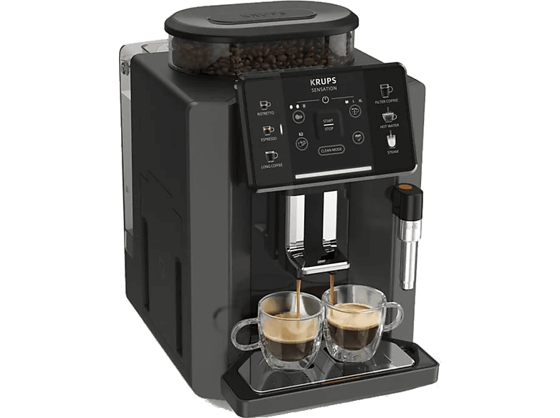 KRUPS Sensation C50 Tam Otomatik Espresso Makinesi Kömür Siyahı