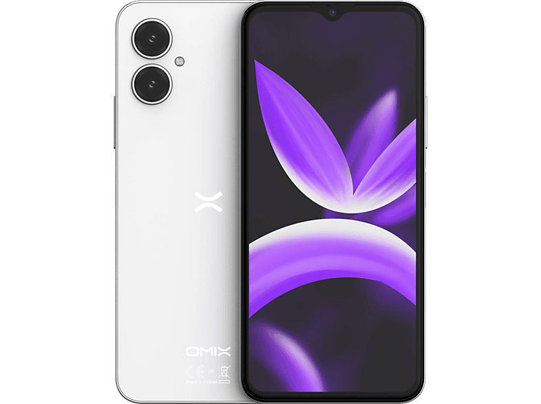 OMIX X5 6/128GB Akıllı Telefon Beyaz