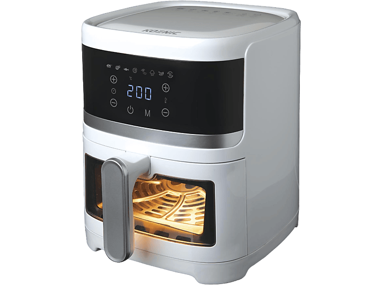 KOENIC KAF 41323 W Heißluftfritteuse 1300 Watt Weiß
