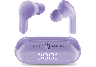 CELLULARLINE Music Sound Slide Dijital Ekranlı ve 3 Mode Özellikli TWS Bluetooth Kulak İçi Kulaklık Menekşe