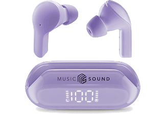 CELLULARLINE Music Sound Slide Dijital Ekranlı ve 3 Mode Özellikli TWS Bluetooth Kulak İçi Kulaklık Menekşe_0