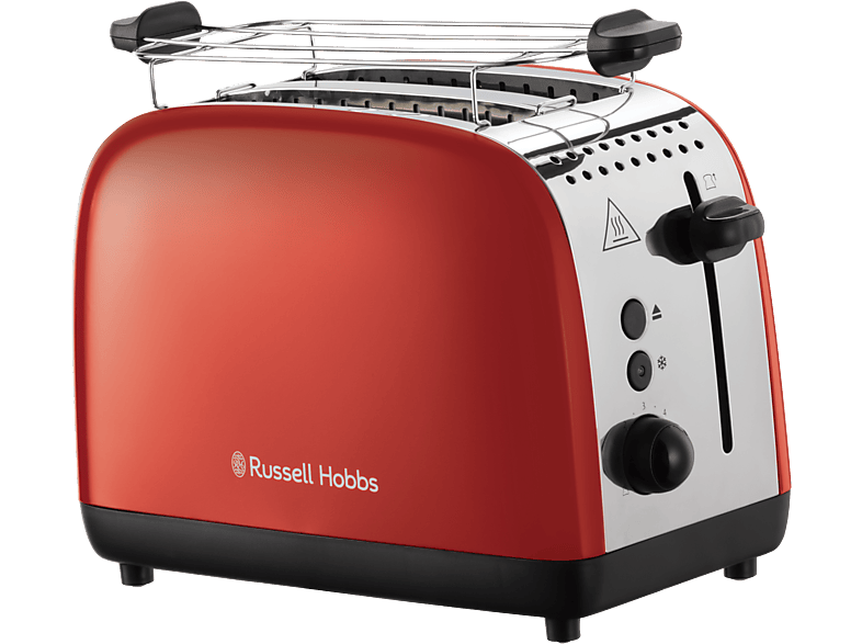 Russell Hobbs Colours Plus 2-snede broodrooster Rood