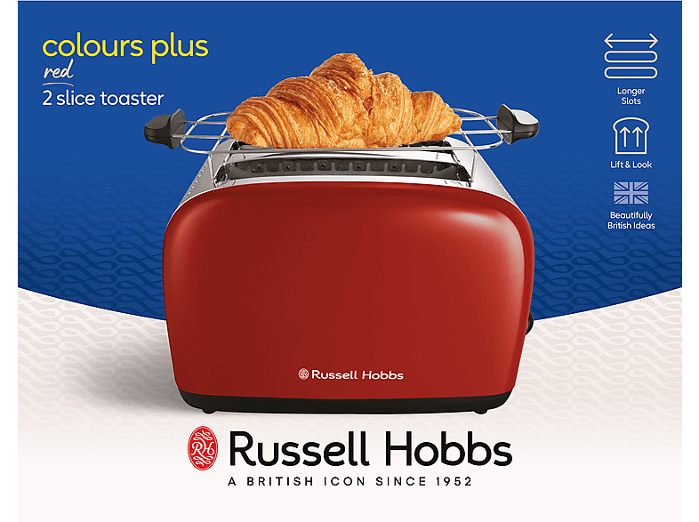 Russell Hobbs Luna Copper Broodrooster Koperen Accenten