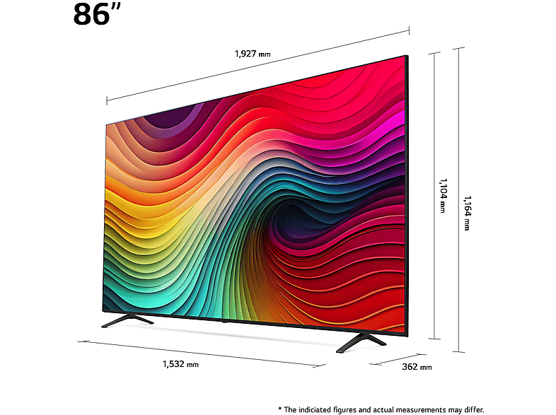 Thumbnail - LG 86NANO81T6A NanoCell TV (Flat, 86 Zoll / 218 cm, UHD 4K, SMART TV, webOS 24 mit ThinQ)