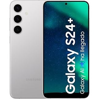 Móvil - Samsung Galaxy S24 Plus, Marble Gray, 512GB, 12GB RAM, 6.7" QHD+, con IA, Exynos 2400, 4900 mAh, Android 14