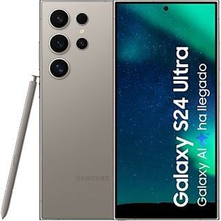 Móvil - Samsung Galaxy S24 Ultra, Titanium Gray, 1TB, 12GB RAM, 6.8" QHD+, con IA, S Pen, Qualcomm Snapdragon 8, 5000mAh, Android 14