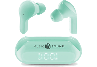 CELLULARLINE Music Sound Slide Dijital Ekranlı ve 3 Mode Özellikli TWS Bluetooth Kulak İçi Kulaklık Yeşil
