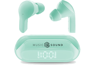 CELLULARLINE Music Sound Slide Dijital Ekranlı ve 3 Mode Özellikli TWS Bluetooth Kulak İçi Kulaklık Yeşil_0