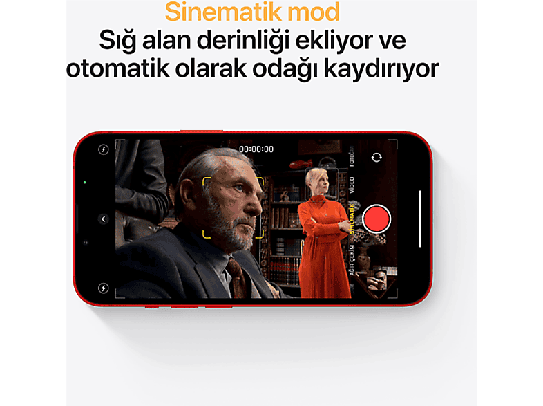 Apple iPhone 13 128G (PRODUCT RED) 本体 Apple iPhone 13 256GB (PRODUCT)RED - Yenilenmiş - B Kalite