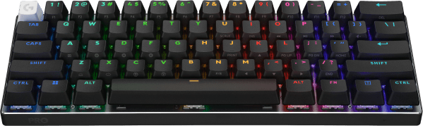 LOGITECH PRO X 60 LIGHTSPEED vezeték nélküli billentyűzet, Tactile kapcsoló, US Angol, fekete (920-011911)