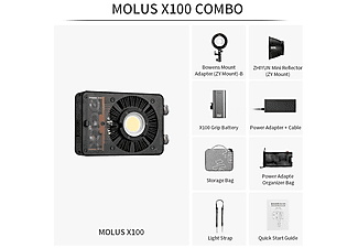 ZHIYUN Molus X100 Combo LED Işık 100 W Siyah_1