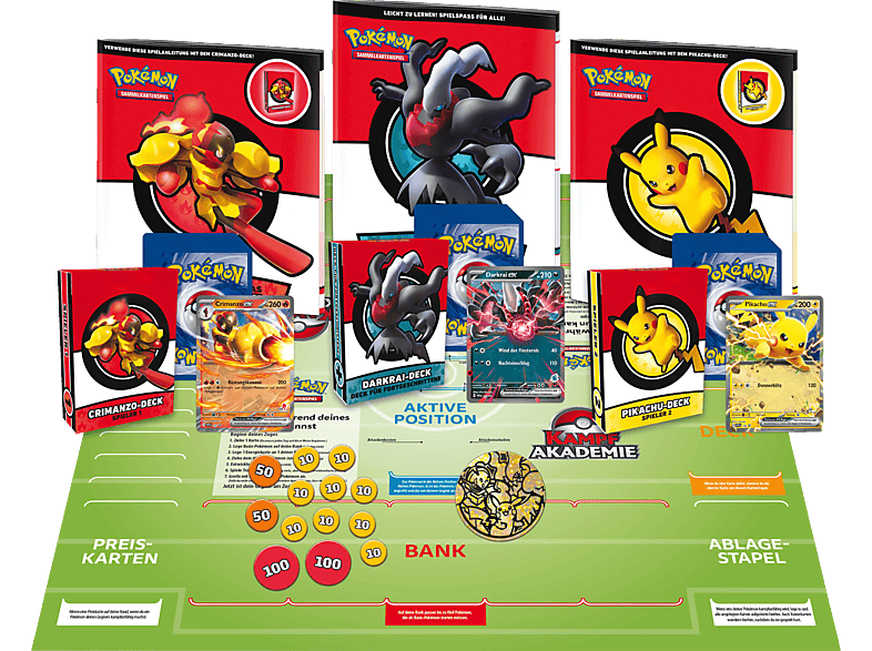 Pokémon Company International Pokémon-Sammelkartenspiel: Kampfakademie (Pikachu-ex, Crimanzo-ex & Darkrai-ex) 2024 Sammelkartenspiel — Foto 4 von 4