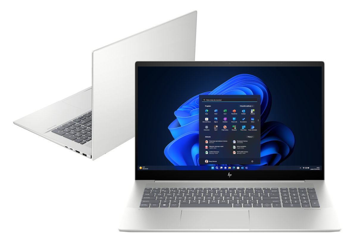 Laptop HP Envy 17-cw0122nw FHD i7-13700H/16GB/1TB SSD/INT/Win11Pro Srebrny (Natural Silver)