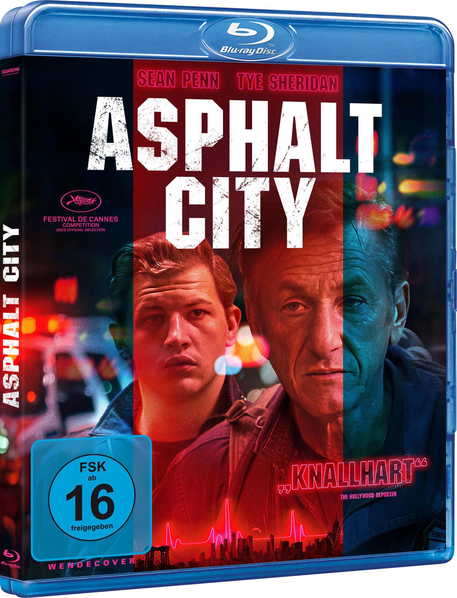 Filmcover für Asphalt City mit den Schauspielern Sean Penn und Tye Sheridan.
