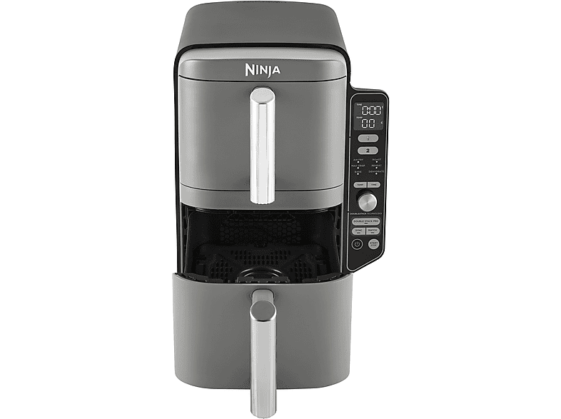 Ninja SL400EU Double Stack 2-Ebenen XL Airfryer Heissluftfritteuse 4,75 l + 4,75 l, 2470 Watt, Grau — Foto 5 von 5