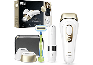 BRAUN PL5146 IPL Silk·Expert Pro 5 2 Başlıklı 400.000 Atımlı Lazer Epilasyon Cihazı Beyaz Gold_1