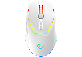 RAMPAGE Vortex M1 Kablosuz/Kablolu RGB Ledli Şarjlı Gaming Oyuncu Mouse Beyaz_2