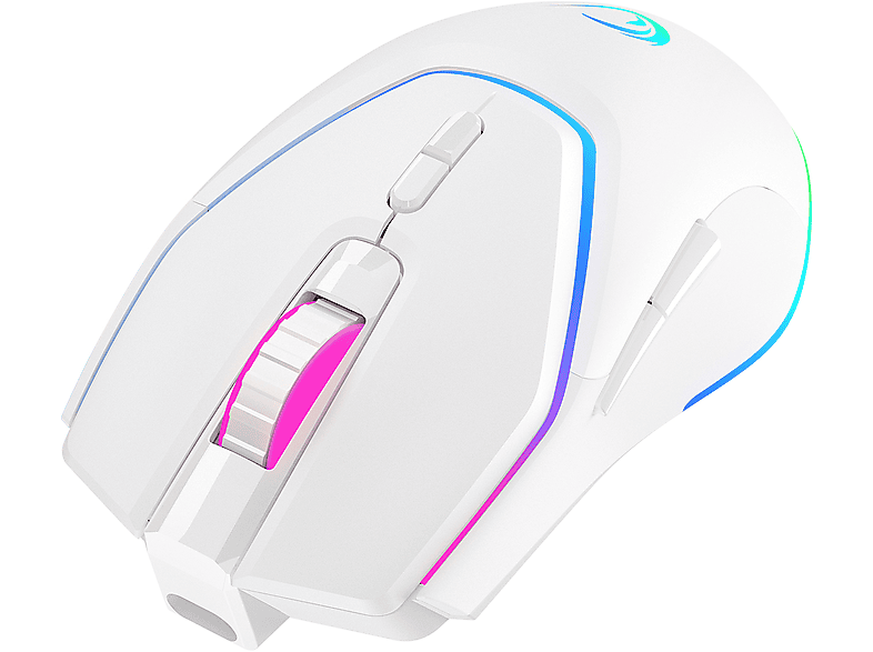 RAMPAGE Vortex M1 Kablosuz/Kablolu RGB Ledli Şarjlı Gaming Oyuncu Mouse Beyaz_6