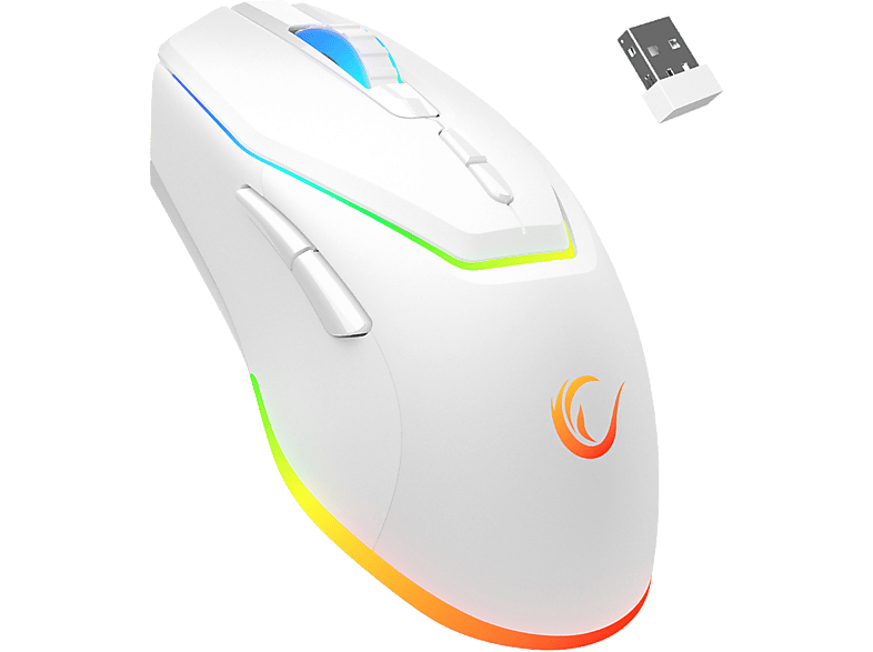 RAMPAGE Vortex M1 Kablosuz/Kablolu RGB Ledli Şarjlı Gaming Oyuncu Mouse ...