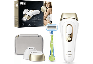 BRAUN PL5152 IPL Silk·Expert Pro 5 2 Başlıklı 400.000 Atımlı Lazer Epilasyon Cihazı Beyaz Gold_1