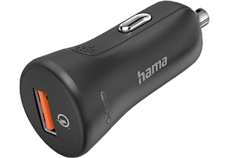 HAMA FIC E3 autós töltő USB 3A, QC, 3.0, 19,5W, fekete (201633)