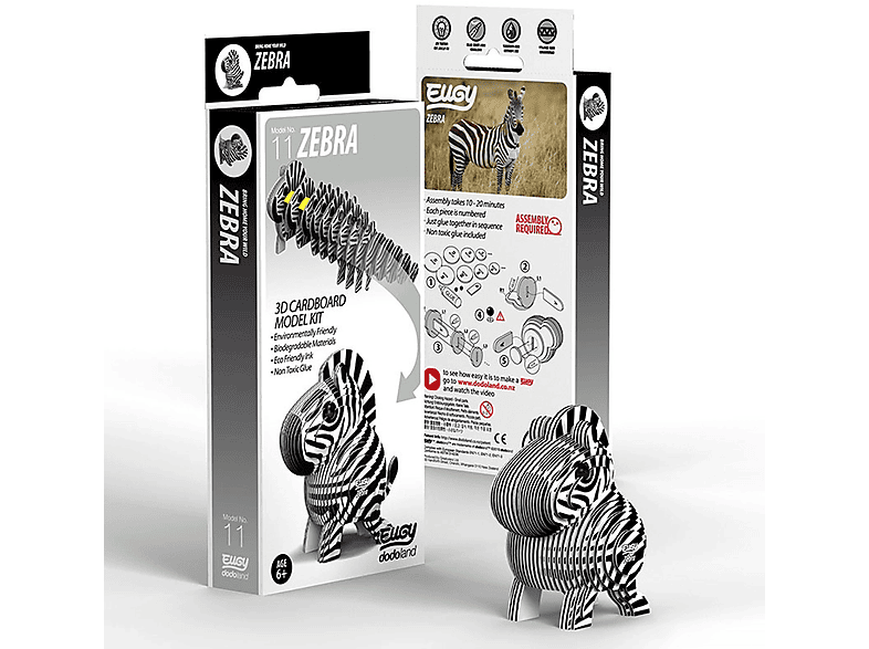 EUGY Zebra 3D puzzle