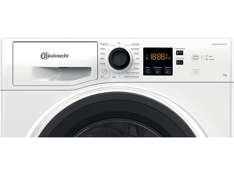 BAUKNECHT WM 7 M100 A Waschmaschine (7 kg, 1351 U/Min., A)