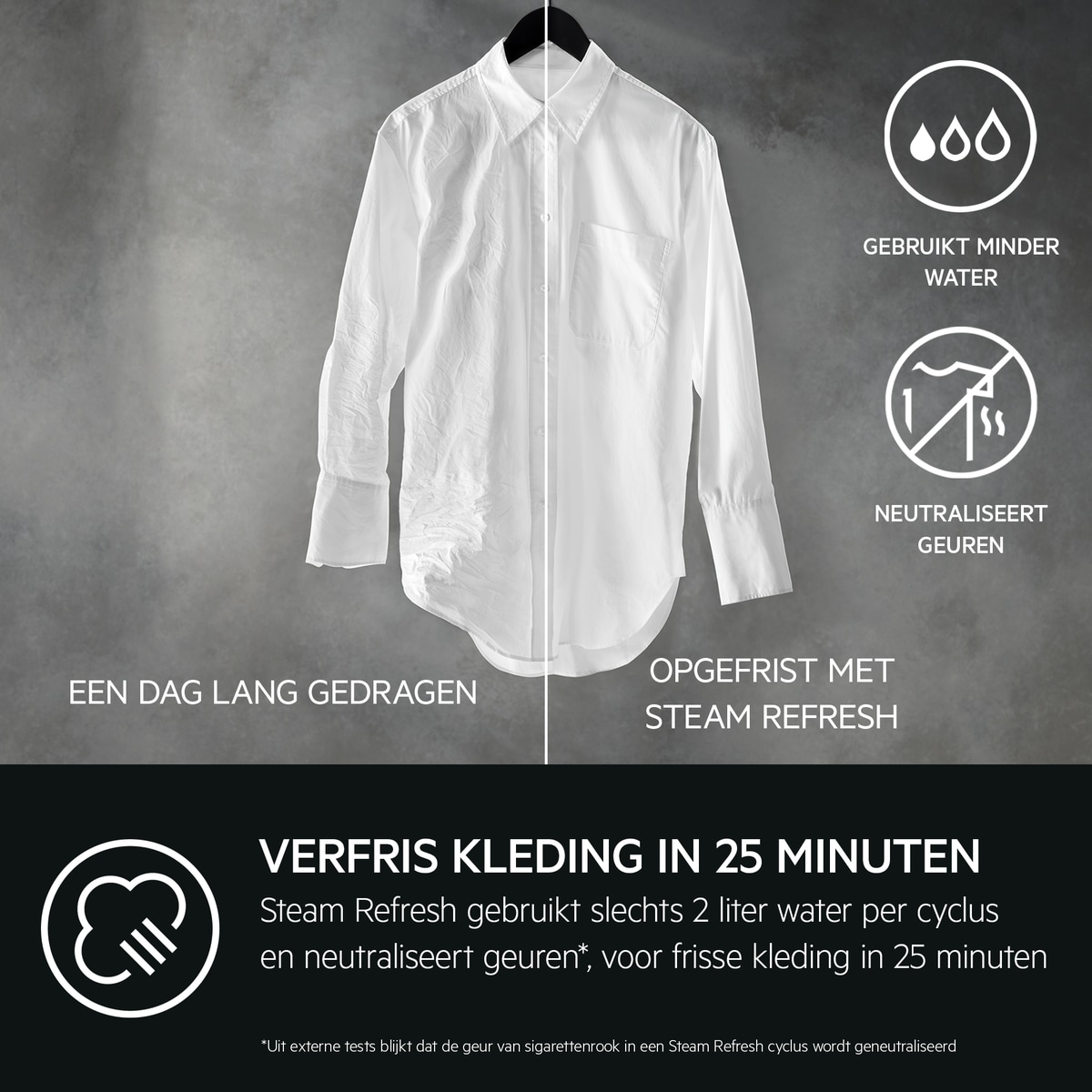 Een wit papier met tekst in het zwart.