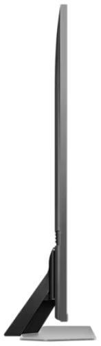 Widok z boku telewizora z czarną ramką.