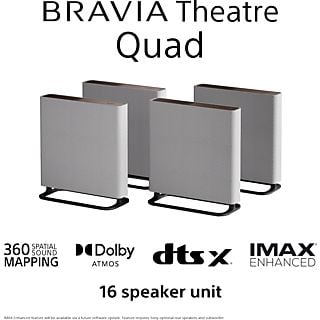 SONY BRAVIA Theatre Quad, Home Entertainment-System, Grau/Schwarz