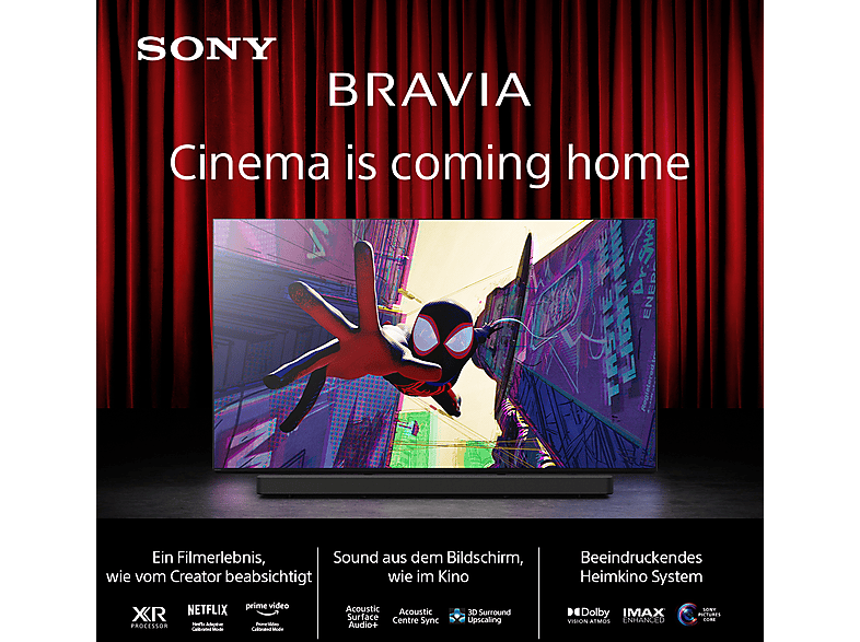 Thumbnail - SONY BRAVIA 8 K55XR80 OLED TV (Flat, 55 Zoll / 139 cm, 4K, SMART TV, Google TV)