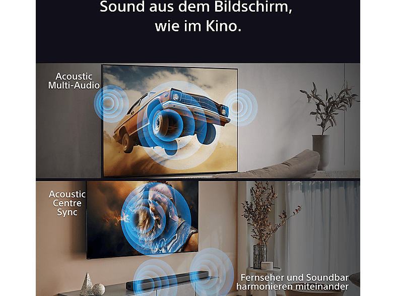 Thumbnail - SONY BRAVIA 7 K65XR70 QLED TV (Flat, 65 Zoll / 164 cm, 4K, SMART TV, Google TV)