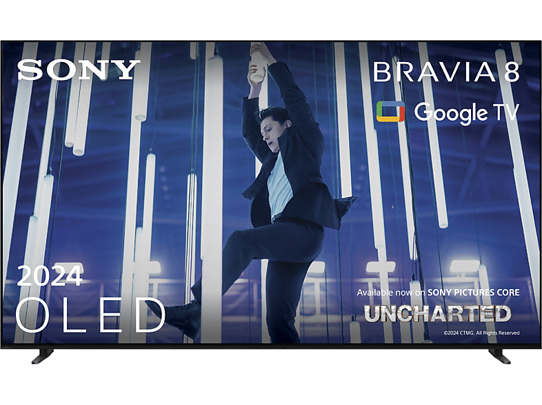 SONY BRAVIA 8 K55XR80 OLED TV (Flat, 55 Zoll / 139 cm, UHD 4K, SMART TV, Google TV)