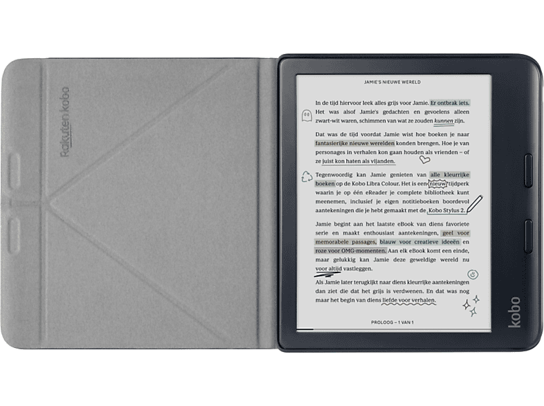KOBO Sleepcover voor Libra Colour Zwart Beschermhoes | MediaMarkt