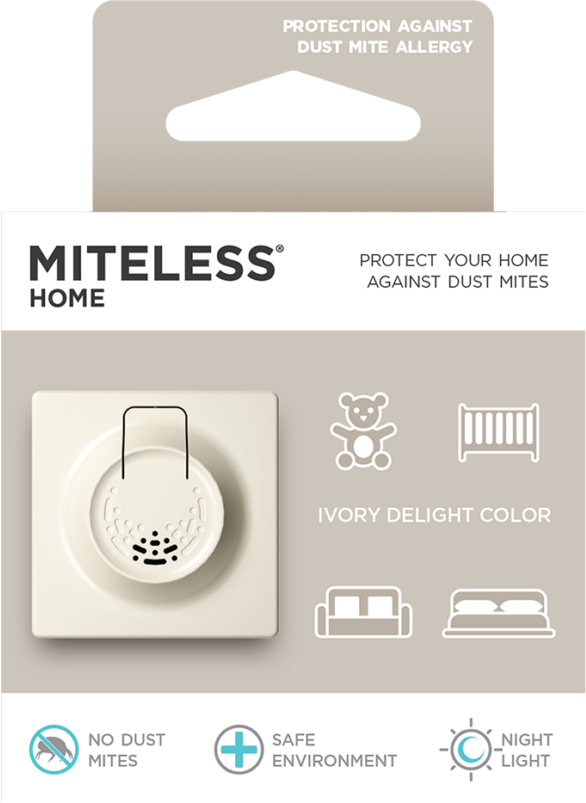 TICKLESS MITELESS HOME Bézs ultrahangos poratkariasztó (MH01BE)