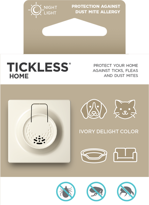 TICKLESS HOME Bézs ultrahangos kullancsriasztó, beltéri használatra (TH01BE)