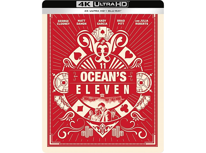 Warner Home Video Ocean's Eleven (steelbook) - 4k Ultra Hd Blu-ray